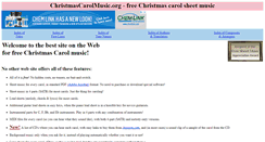 Desktop Screenshot of christmascarolmusic.org